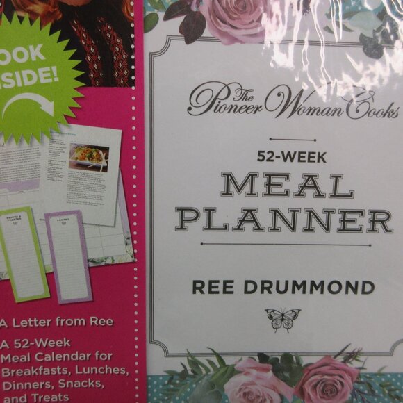 Pioneer Woman Meal Planner 52 Week 14 Recipes Pantry & Fridge & Freezer Notepad - Picture 3 of 10